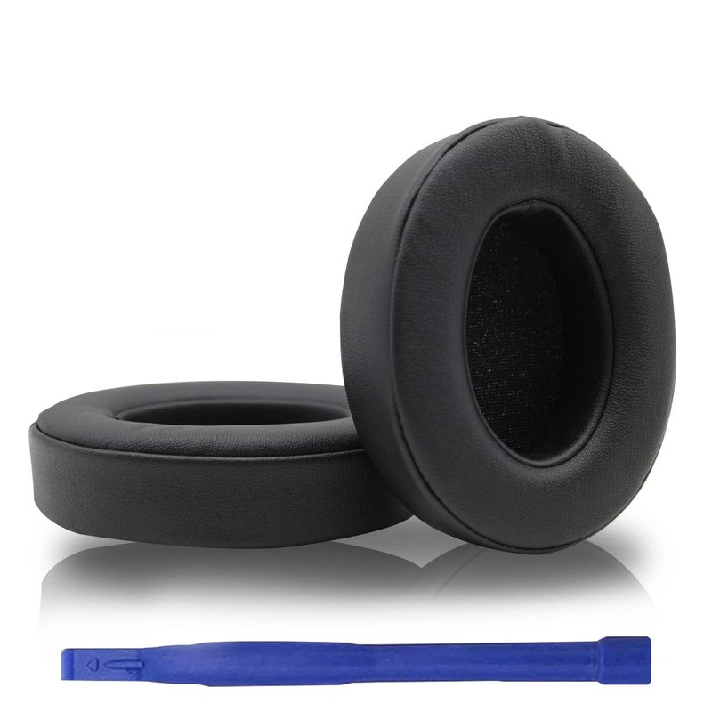 Adhiper Replacement EarPads Earmuffs Ear pad Repair Parts is Compatible with Dr. Dre Studio 2.0 Studio 3 B0500 B0501 Wired and Wireless Headphones (Black) - Image 1